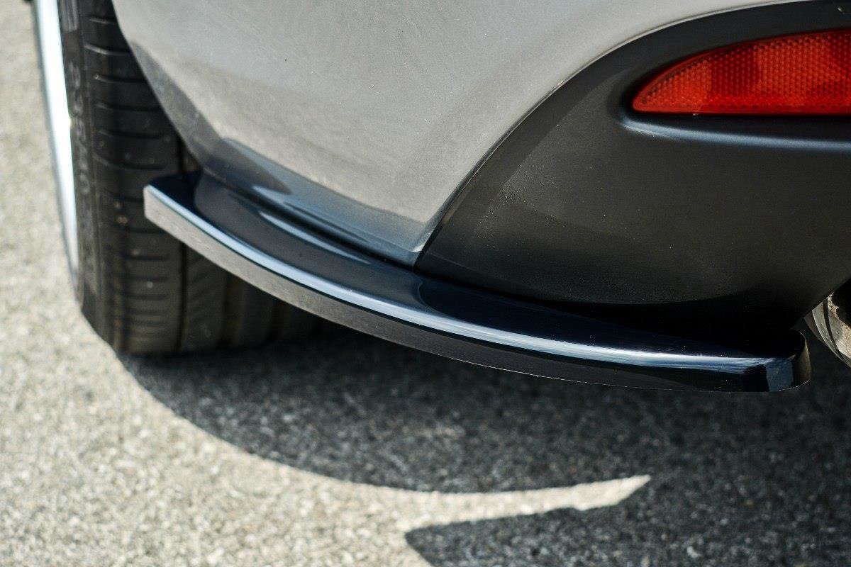 Heck Ansatz Flaps Diffusor für Mazda 6 GJ (Mk3) schwarz Hochglanz