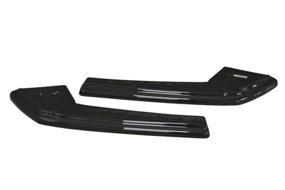 Heck Ansatz Flaps Diffusor für Audi A4 B9 S-Line schwarz Hochglanz
