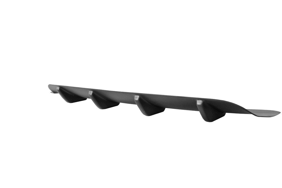 Diffusor Heck Ansatz für VOLKSWAGEN SCIROCCO MK.3 R FACELIFT schwarz Hochglanz