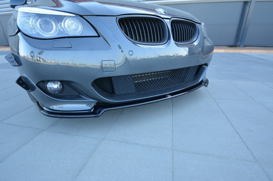 Front Ansatz für BMW 5er E60/61 M Paket schwarz Hochglanz