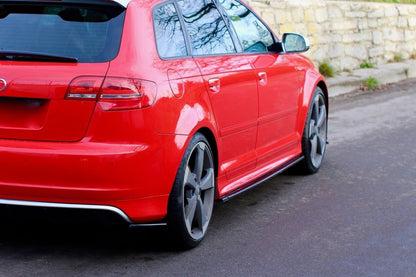Seitenschweller Ansatz für Audi S3 8P / S3 8P FL / RS3 8P schwarz Hochglanz