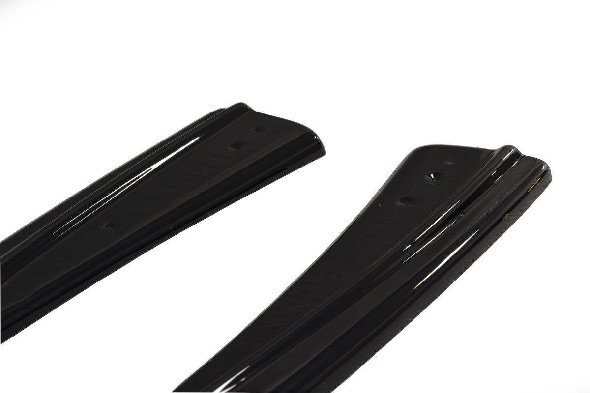 Heck Ansatz Flaps Diffusor für Audi RS7 Facelift Carbon Look