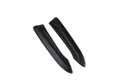 Heck Ansatz Flaps Diffusor für Audi RS6 C6 Avant schwarz Hochglanz
