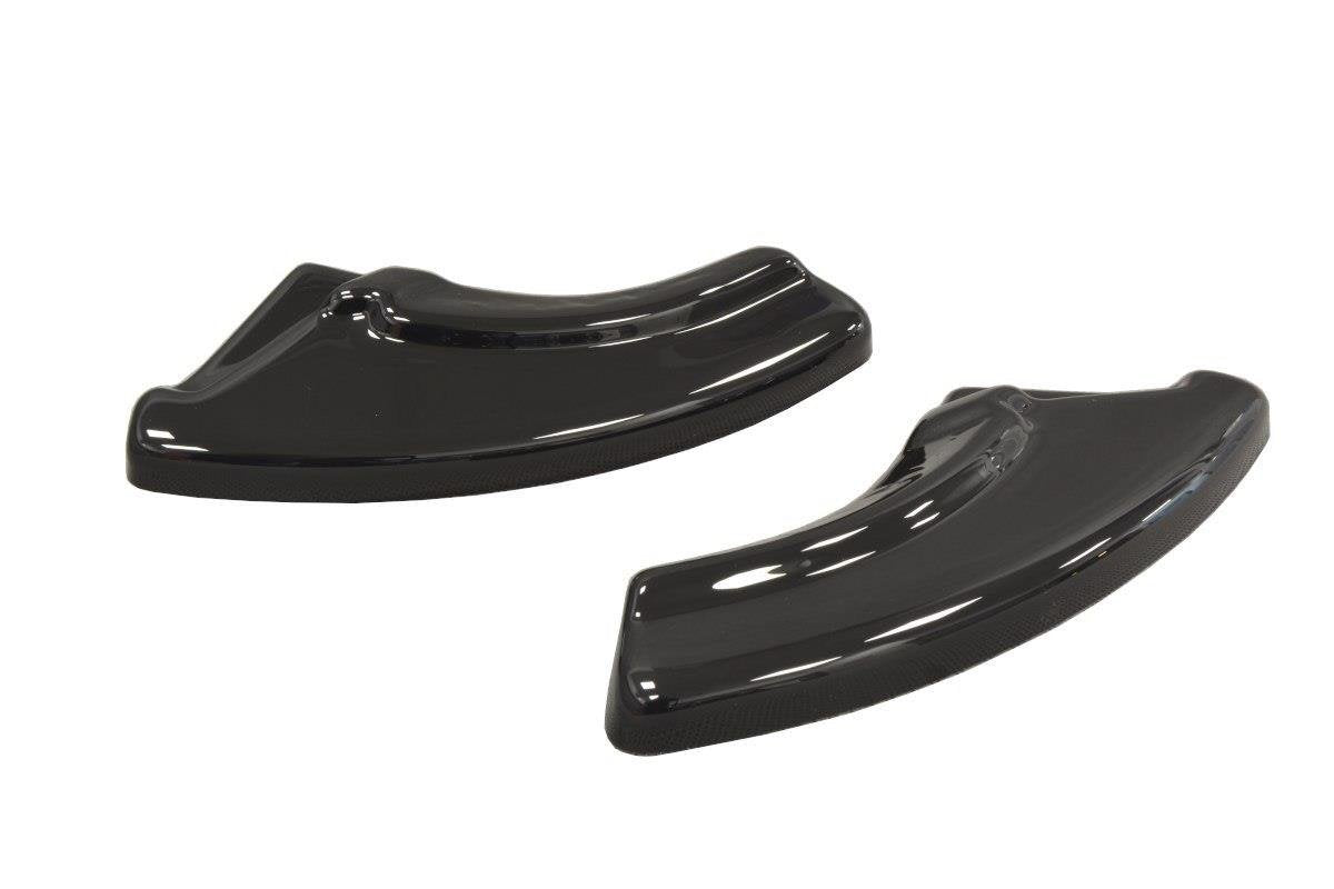 Heck Ansatz Flaps Diffusor für Abarth Punto Evo  schwarz Hochglanz