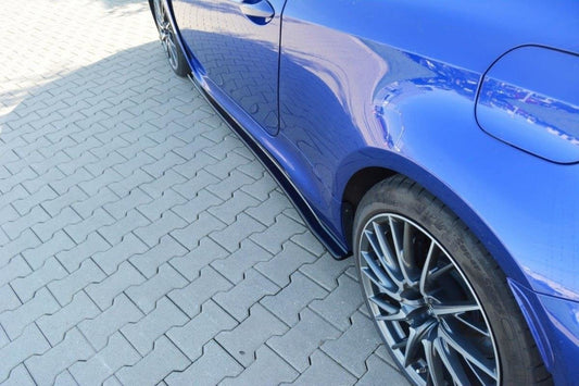 Seitenschweller Ansatz für Lexus RC F Carbon Look