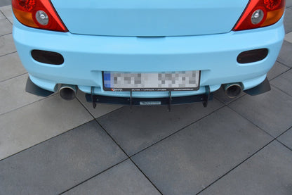 Diffusor Heck Ansatz für Heckschürze für HYUNDAI TIBURON MK.2 FACELIFT