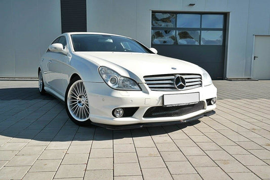 Front Ansatz V.1 für Mercedes CLS C219 55AMG schwarz Hochglanz