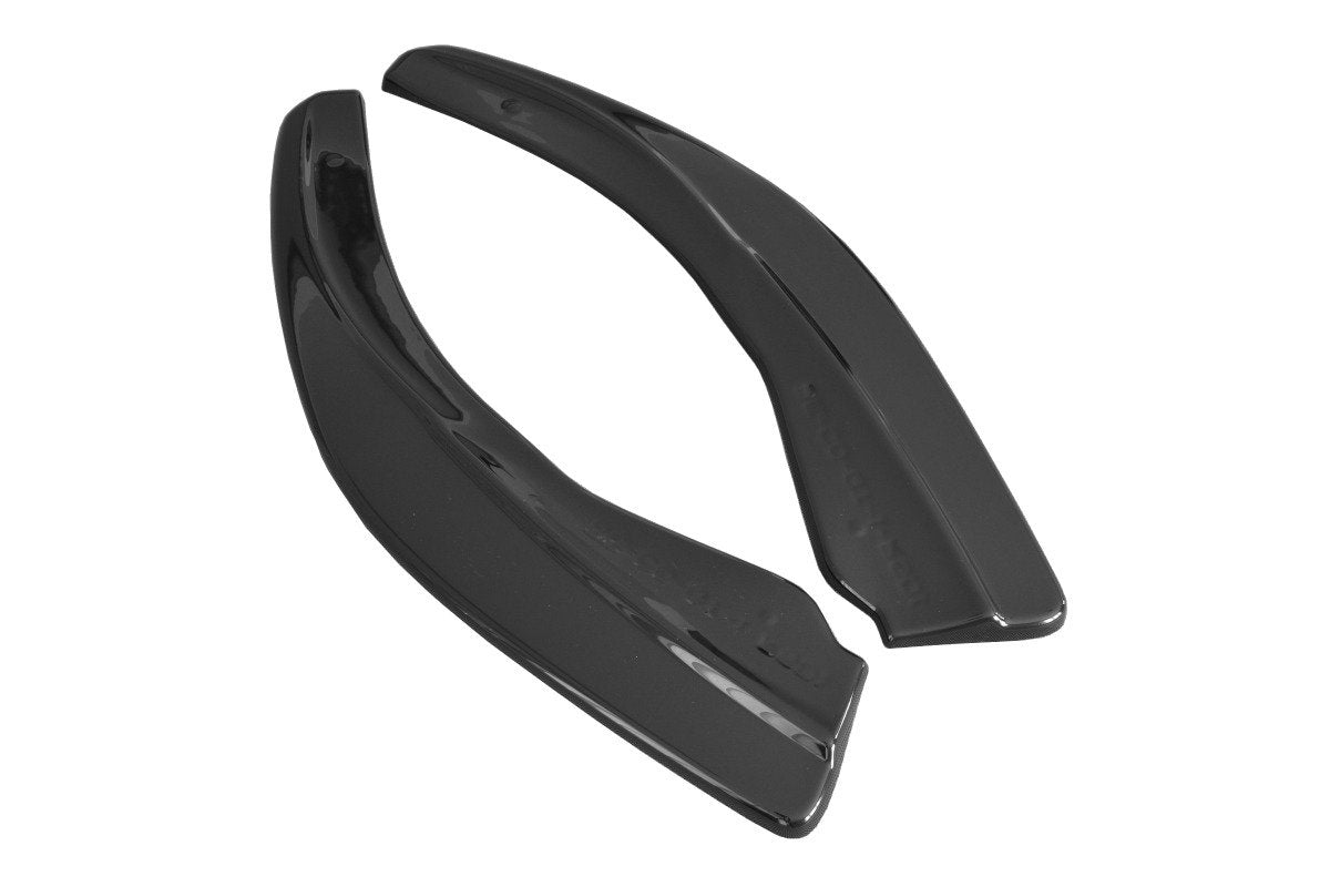 Heck Ansatz Flaps Diffusor für BENTLEY CONTINENTAL GT schwarz Hochglanz