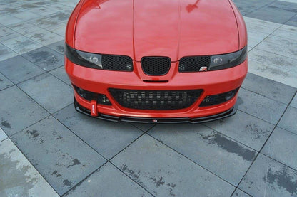 Front Ansatz für v.1 Seat Leon Mk1 Cupra schwarz Hochglanz