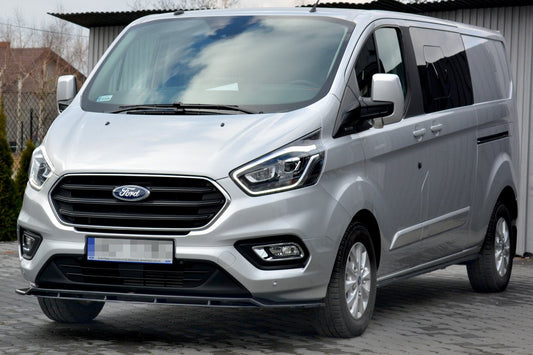 Seitenschweller Ansatz für Ford Transit Custom Mk1 FL schwarz Hochglanz