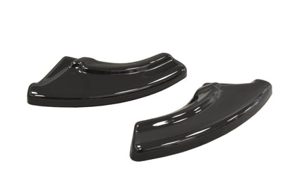Heck Ansatz Flaps Diffusor passend für passend für Fiat Punto Evo Abarth schwarz Hochglanz schwarz Hochglanz