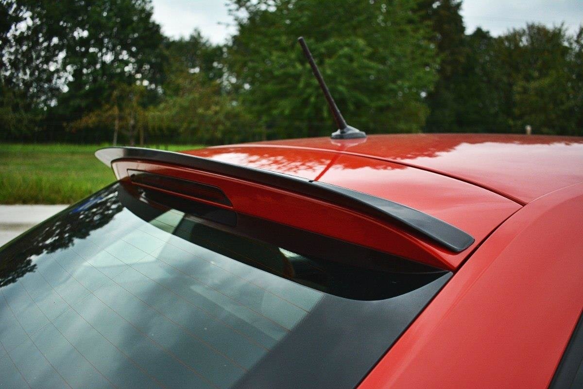 Spoiler CAP für Skoda Rapid Spaceback schwarz Hochglanz