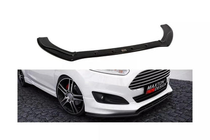 Front Ansatz für Ford Fiesta ST-Line Mk7 FL schwarz Hochglanz