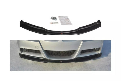 Front Ansatz V.1 für BMW 3er E90 M Paket schwarz Hochglanz