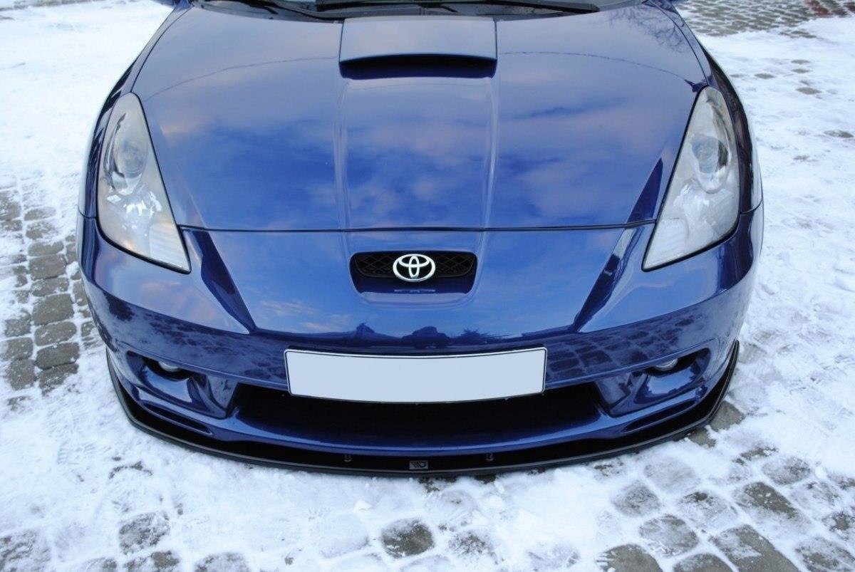 Front Ansatz für TOYOTA CELICA T23 TS vor Facelift schwarz Hochglanz