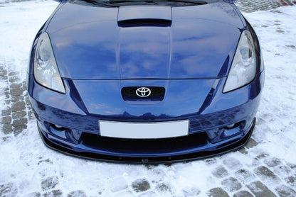 Front Ansatz für TOYOTA CELICA T23 TS vor Facelift schwarz Hochglanz