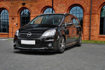 Front Ansatz für OPEL ZAFIRA B OPC / VXR schwarz Hochglanz