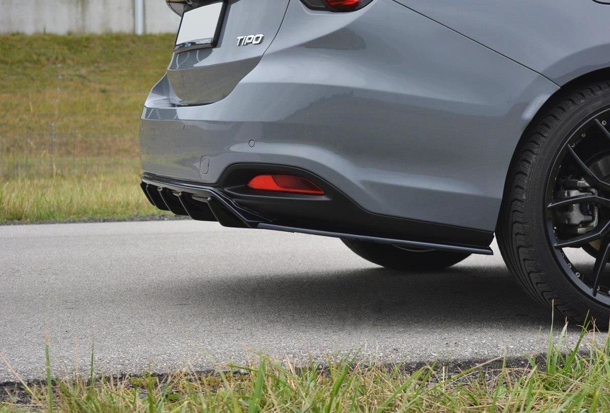 Diffusor Heck Ansatz für Fiat Tipo S-Design SW schwarz Hochglanz