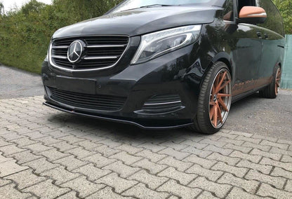 Front Ansatz V.3 für Mercedes-Benz V-Klasse W447 schwarz Hochglanz