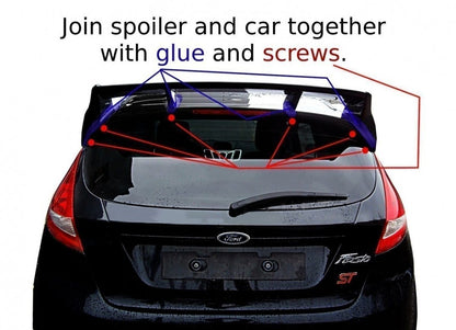 Dachspoiler (RS Look) Ford Fiesta Mk7 / Mk7 FL