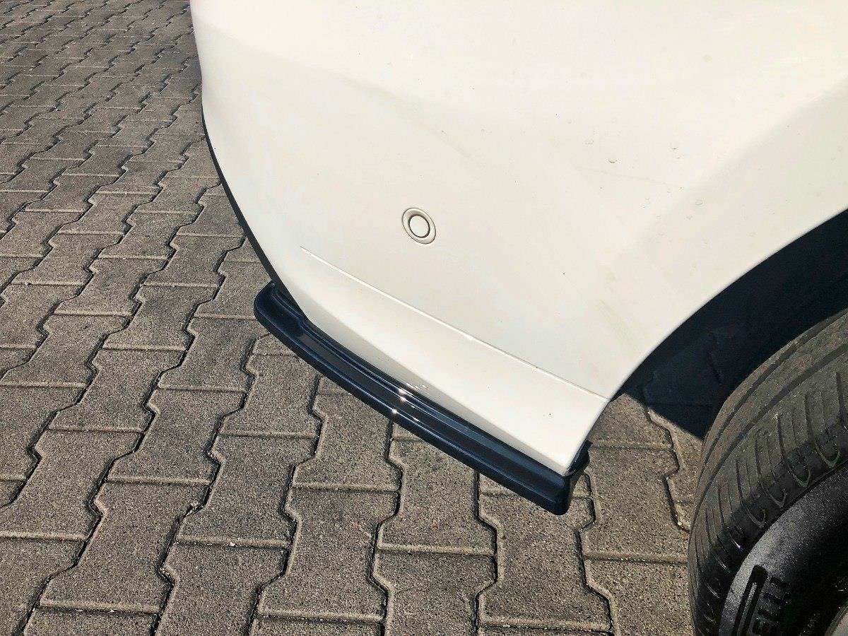 Heck Ansatz Flaps Diffusor für Mercedes GLE W166 AMG-Line Carbon Look