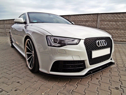 Front Ansatz für Audi RS5 8T / 8T FL  schwarz Hochglanz