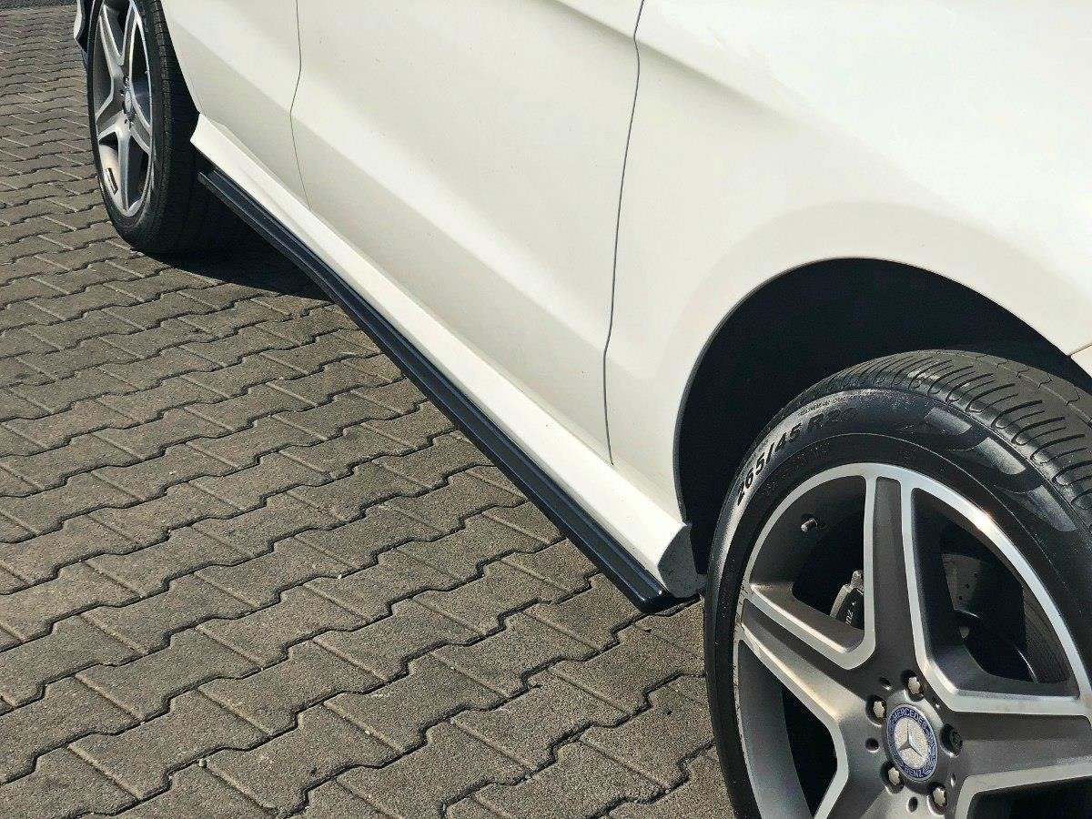Seitenschweller Ansatz für Mercedes GLE W166 AMG-Line schwarz Hochglanz