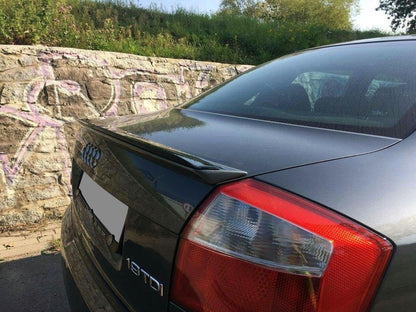 Spoiler CAP für Audi A4 S-Line B6 Limousine schwarz Hochglanz