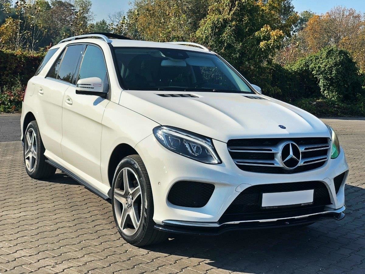 Seitenschweller Ansatz für Mercedes GLE W166 AMG-Line schwarz Hochglanz