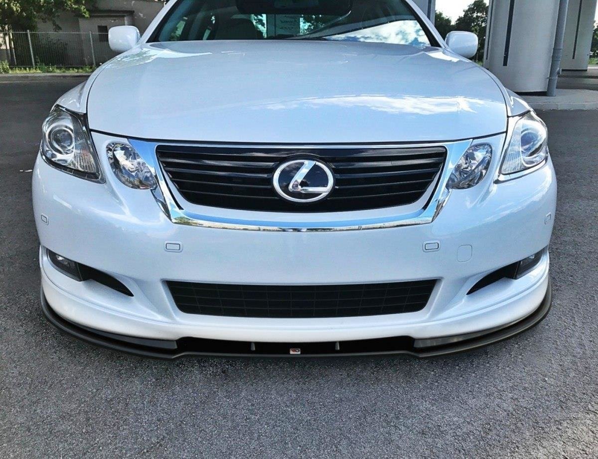 Front Ansatz V.1 für Lexus GS 300 Mk3 Facelift schwarz Hochglanz