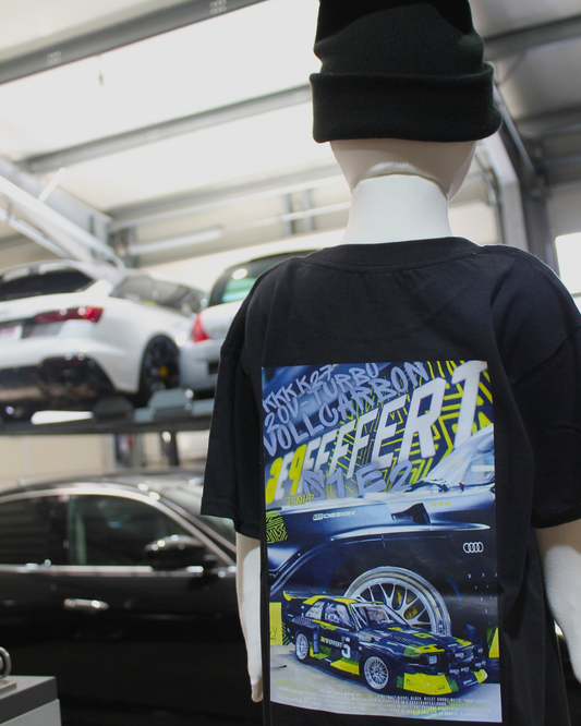 Kids gepfeffert.com Audi S1 E2 T-Shirt - schwarz