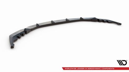 Front Ansatz V.2 für BMW M3 Limousine / Touring G80 / G81 schwarz Hochglanz