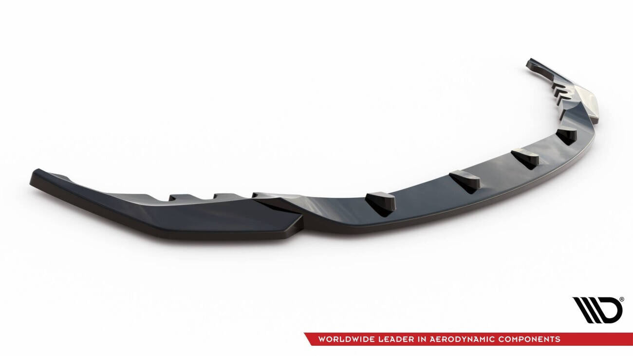 Front Ansatz V.2 für BMW M3 Limousine / Touring G80 / G81 schwarz Hochglanz