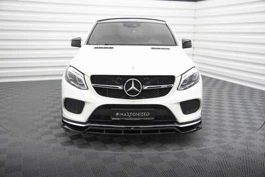 Front Ansatz V.2 für Mercedes-Benz GLE Coupe 43 AMG / AMG-Line C292 schwarz Hochglanz