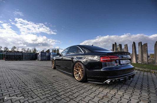 Spoiler CAP für Audi S8 D4 FL schwarz Hochglanz