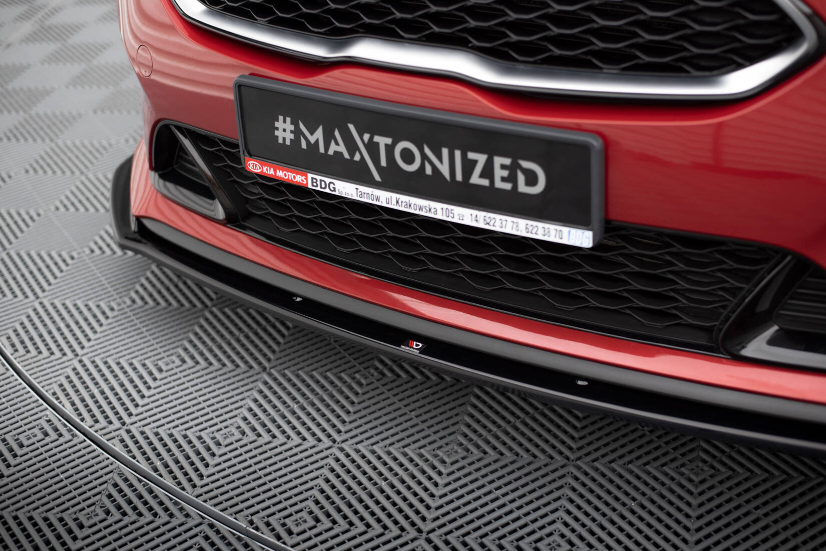 Front Ansatz V.3 für Kia Ceed GT / GT-Line Mk3 / Proceed Mk1 schwarz Hochglanz