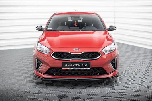 Front Ansatz V.3 für Kia Ceed GT / GT-Line Mk3 / Proceed Mk1 schwarz Hochglanz