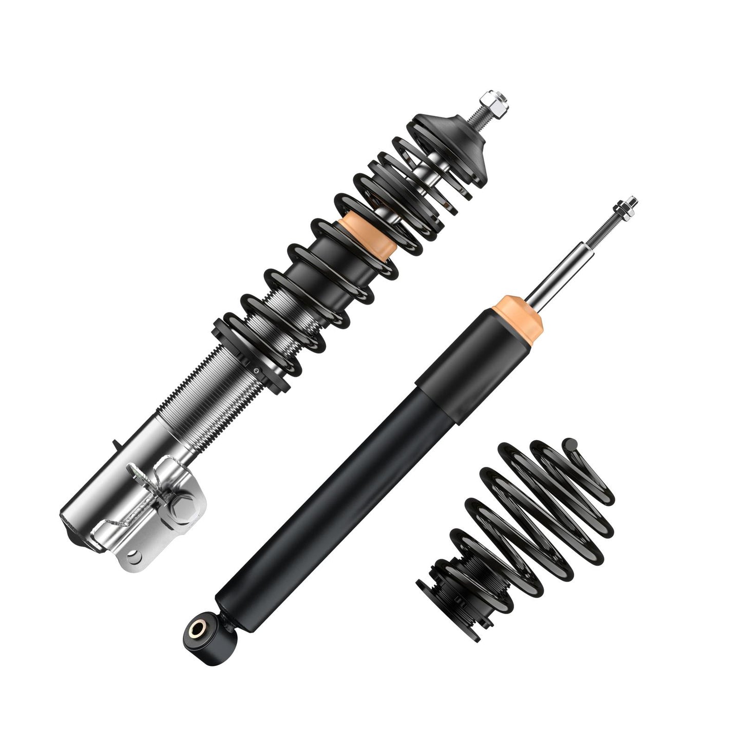 KW Gewindefahrwerk INOX V1 Classic Line Golf II / Jetta II 45-85mm 10280002-B
