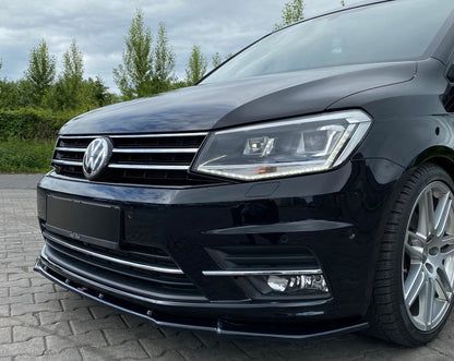 Front Ansatz für VW Caddy Mk. 4 schwarz Hochglanz