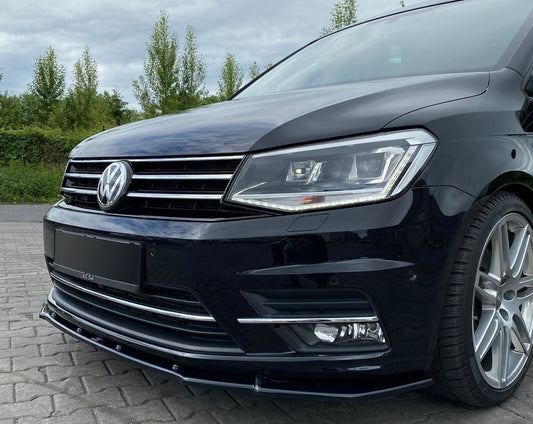 Front Ansatz für VW Caddy Mk. 4 schwarz Hochglanz
