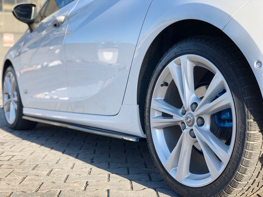Seitenschweller Ansatz für OPEL ASTRA K OPC-LINE schwarz Hochglanz