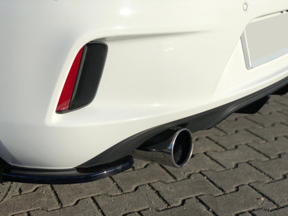 Heck Ansatz Flaps Diffusor für OPEL ASTRA K OPC-LINE schwarz Hochglanz