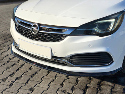 Front Ansatz V.1 für OPEL ASTRA K OPC-LINE schwarz Hochglanz