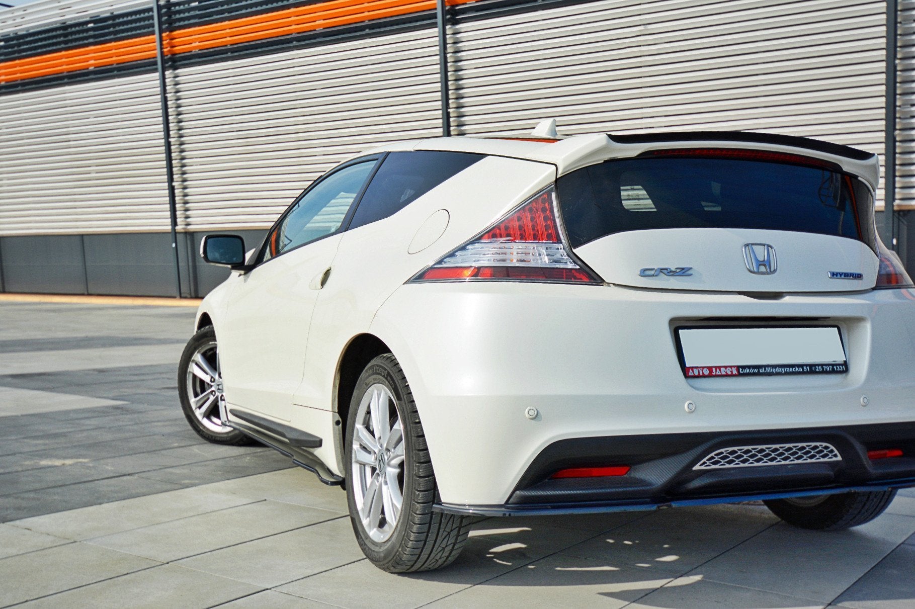 Spoiler CAP für HONDA CR-Z schwarz Hochglanz