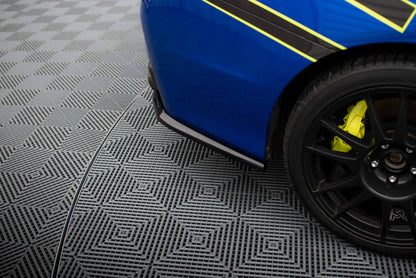 Heck Ansatz Flaps Diffusor V.2 für Subaru WRX STI Mk1  schwarz Hochglanz