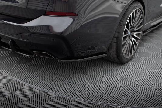Heck Ansatz Flaps Diffusor für BMW 6er GT G32 M-Paket schwarz Hochglanz