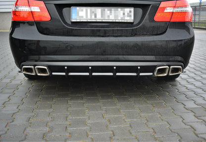 Diffusor Heck Ansatz für Mercedes E63 AMG W212  schwarz Hochglanz