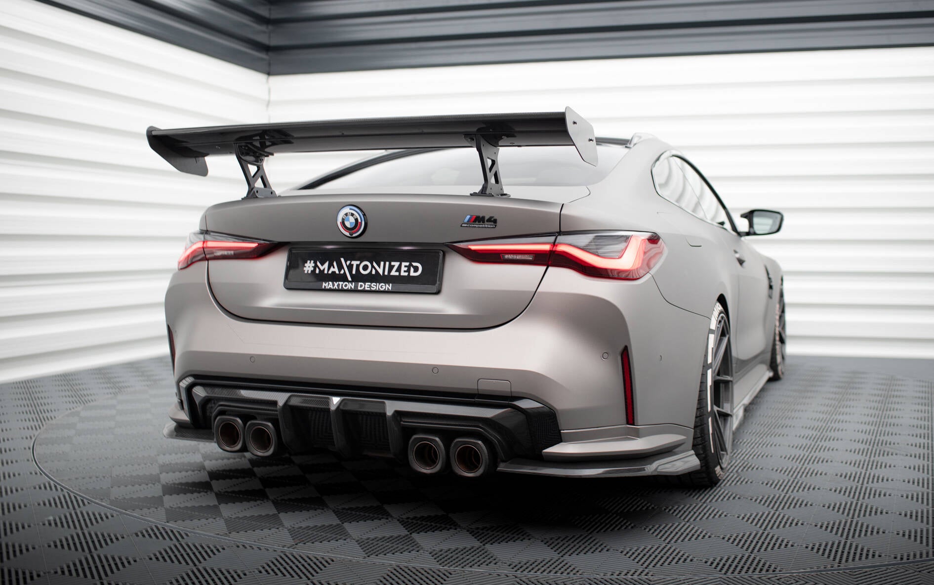 Carbon Spoiler With Internal Brackets Uprights  BMW M4 G82 / G82 Facelift / M440i / 4 M-Paket G22 / G22 Facelift