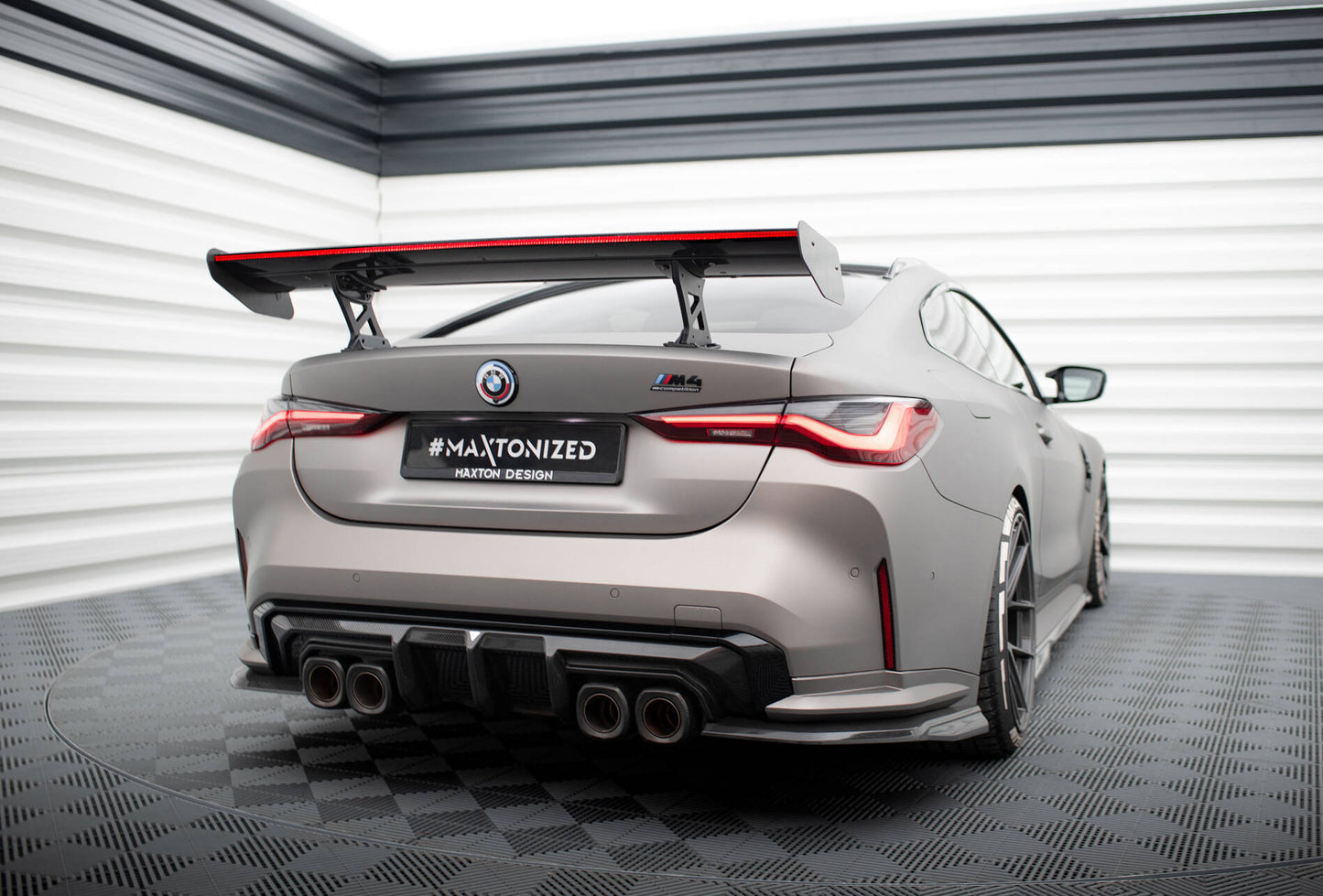 Carbon Spoiler With Internal Brackets Uprights + LED BMW M4 G82 / G82 Facelift / M440i / 4 M-Paket G22 / G22 Facelift