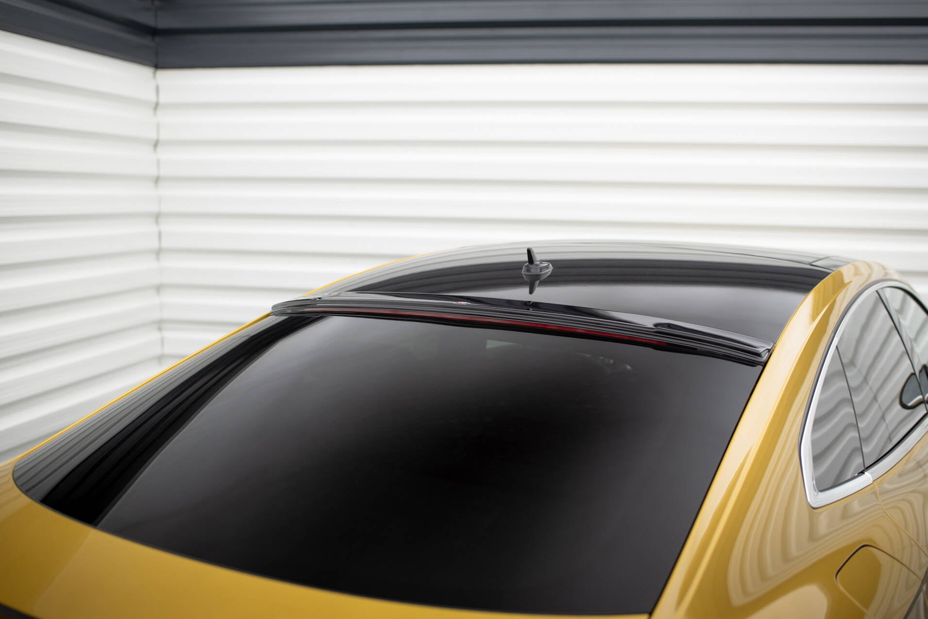 Heckscheiben Spoiler für VW Arteon R-Line schwarz Hochglanz
